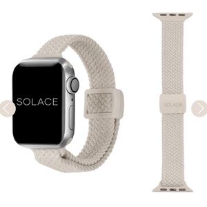 Solace SLIM IMPERIUM ADAPT Braided Apple Watch band in Sand